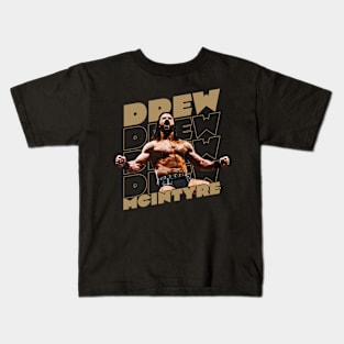 vintage drew mcintyre Kids T-Shirt